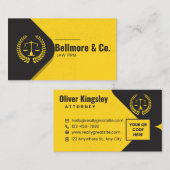 Legal Counsel – modern and professional Visitenkarte (Vorne/Hinten)