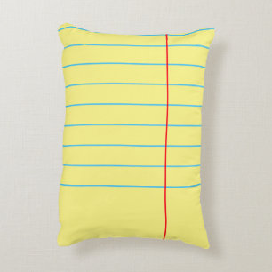 Legal Pad Notebook Paper Graphic© Pillow Zierkissen