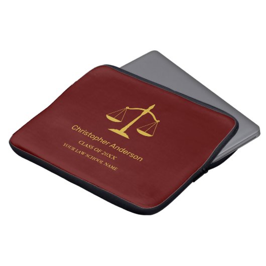Legal Professional Graduation Laptopschutzhülle (Vorne Oben)