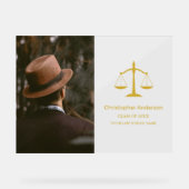 Legal Professional Graduation Party Acrylschild (Vorderseite)