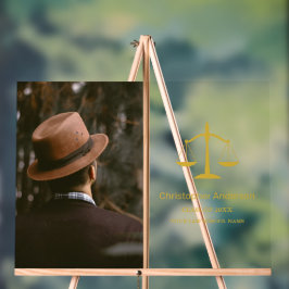 Legal Professional Graduation Party Acrylschild