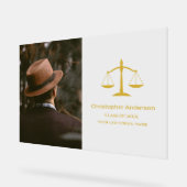 Legal Professional Graduation Party Acrylschild (Winkel)