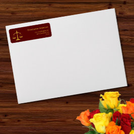 Legal Professional Graduation Party Return Address