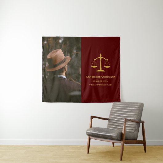 Legal Professional Graduation Party Wandteppich (Beispiel (Horizontal))