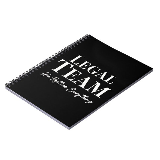 Legal Team - We Readline Everithing Notizblock (Linke Seite)