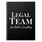 Legal Team - We Readline Everithing Notizblock (Vorderseite)