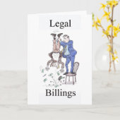 Legale Gebührenzählungsgrußkarte Karte (Gelbe Blume)