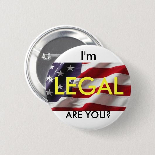 Legaler Knopf Button (Vorne & Hinten)