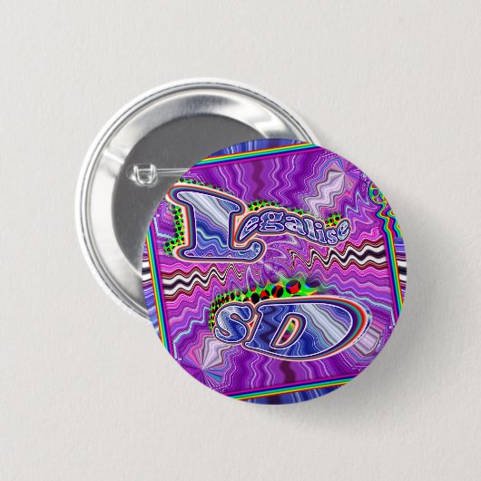 Legalisieren Sie albernes Tanzen Button (Vorne & Hinten)