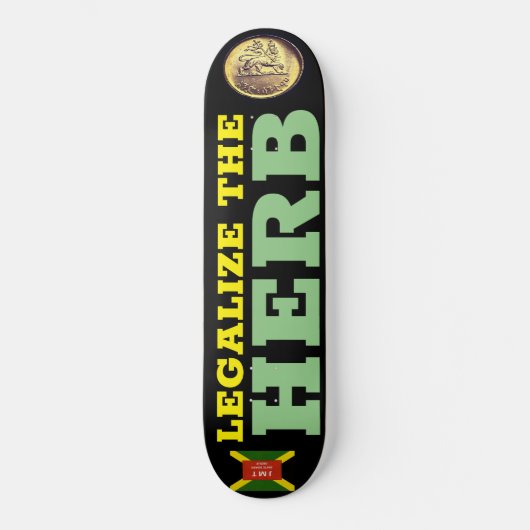 LEGALISIEREN SIE DAS HERB-Skateboard Skateboard (Vorderseite)