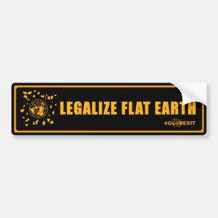 Legalisieren Sie flachen ErdAutoaufkleber Autoaufkleber