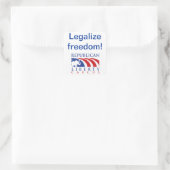 Legalisieren Sie Freedom RLC Aufkleber (Tasche)