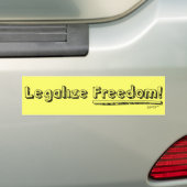 Legalisieren Sie Freiheit! Autoaufkleber (Auf Auto)