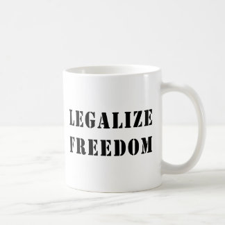 Legalisieren Sie Freiheit Kaffeetasse