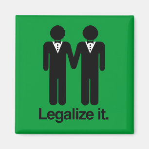 LEGALISIEREN SIE HOMOSEXUELLE HOCHZEITEN MAGNET