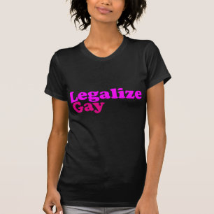 legalisieren Sie homosexuelle rosa Magenta T-Shirt