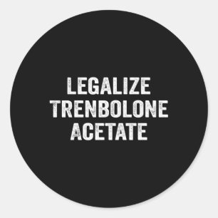 Legalisieren Sie Trenbolonacetat-Steroid-Tren Runder Aufkleber