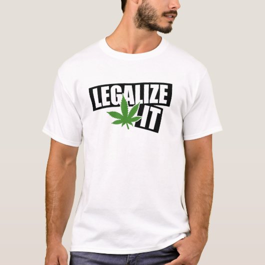 Legalisieren Sie Unkraut T-Shirt (Vorderseite)
