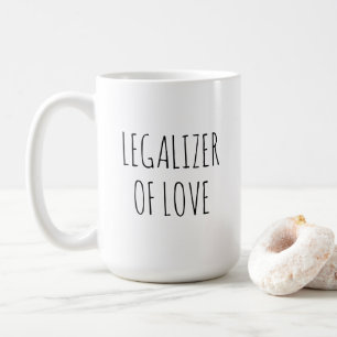 Legalisierer der Liebe Trauungszeremonienmeister G Kaffeetasse