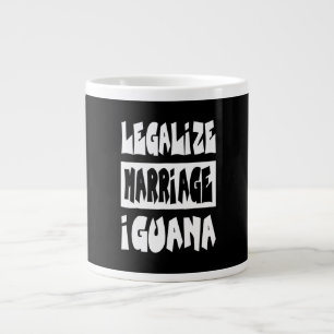 Legalisierung der Ehe Iguana Jumbo-Tasse