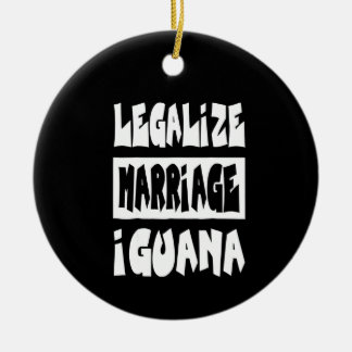 Legalisierung der Ehe Iguana Keramik Ornament