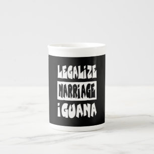 Legalisierung der Ehe Iguana Porzellantasse