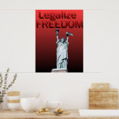 Legalisierung der Freiheit Poster (Küche)