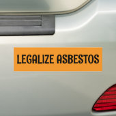 LEGALIZE ASBESTOS AUTOAUFKLEBER (Auf Auto)