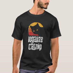 Legalize Catnip  Vintage 80er Style Katze Cute Ret T-Shirt