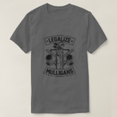 Legalize Mulligans Funny Golf Club and Ball Vater T-Shirt (Design vorne)