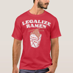 Legalize Ramen-Nudeln Asiatisches Essen Vintage Lu T-Shirt