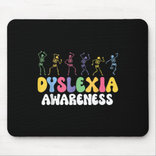 Legasthenie-Bewusstsein Skelett Legasthenie Psychi Mousepad