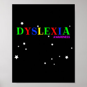 Legasthenie-Bewusstseinsleistung Poster