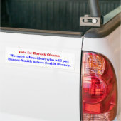 Lege Barney Smith vor Smith Barney. Autoaufkleber (Auf Lkw)