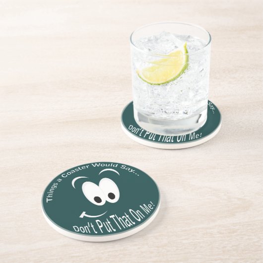 Lege das auf den dunklen Untersetzer (Seite)