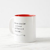 "Lege den vollständigen Anzug der Rüstung an" Zweifarbige Tasse (Vorderseite Links)