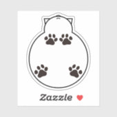 Lege mich nicht auf einen Glastisch Aufkleber (Blatt)