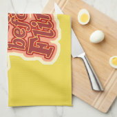 Lege Wings Before Flings Funny Chicken Motto Geschirrtuch (Viertel Falte)