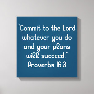 "Legen Sie am Lord" Leinwand des Scripture-12 X12