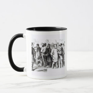 Legen Sie Baggers, späte 1860s mit Teppich aus Tasse