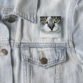 Legen Sie den Katzen-Knopf in Essig ein Button (Beispiel)