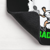 Legen Sie den schlechten Racket Shuttle Sport Hobb Mousepad (Ecke)