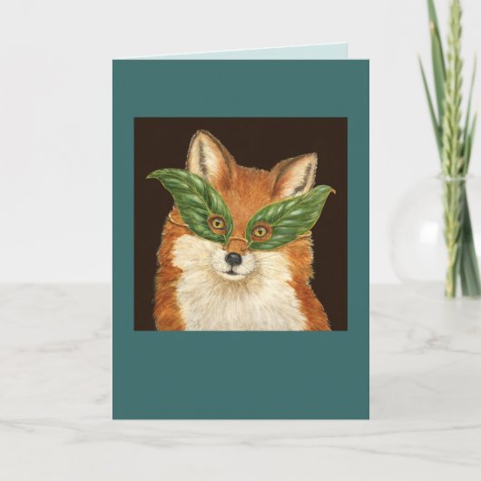 Legen Sie die Fuchskarte ab Karte (Vorderseite)