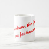 Legen Sie die Gabel nieder Kaffeetasse (Mittel)