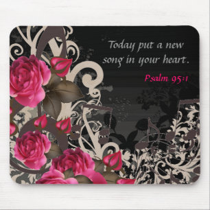 Legen Sie ein neues Lied in Ihr Herz-Mousepad Mousepad