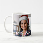 Legen Sie eine Weihnachtsmannmütze an | Funny Offi Kaffeetasse (Links)