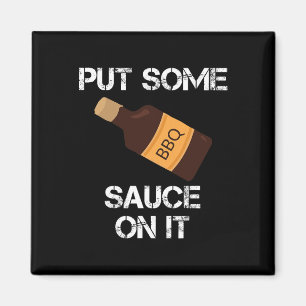 Legen Sie Grillen Sauce auf, Daddy Grilling Novelt Magnet