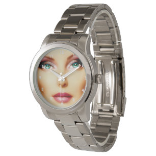 Legen Sie Ihr eigenes Bild Unisex DIY Silver Armba Armbanduhr