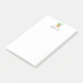 Legen Sie Ihr Logo hier ab Post-it Klebezettel (angewinkelt)