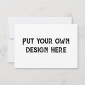 Legen Sie Ihre eigene Design Care Instruktionskart Dankeskarte (Rückseite)